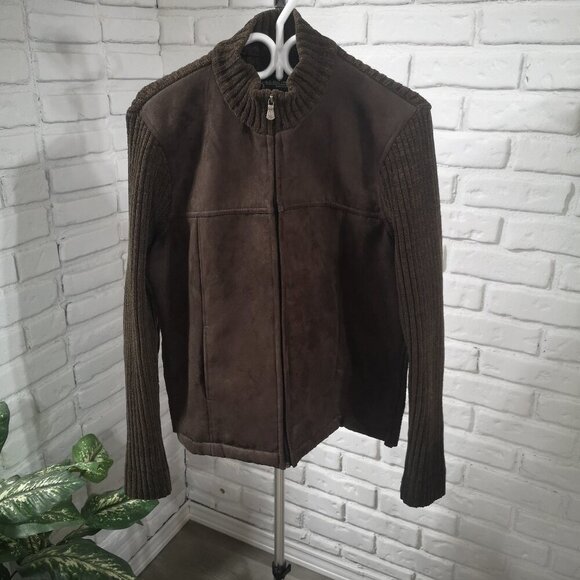 BC Clothing Original Ladies Dark Brown Size Medium Full Zip Jacket - Picture 1 of 13